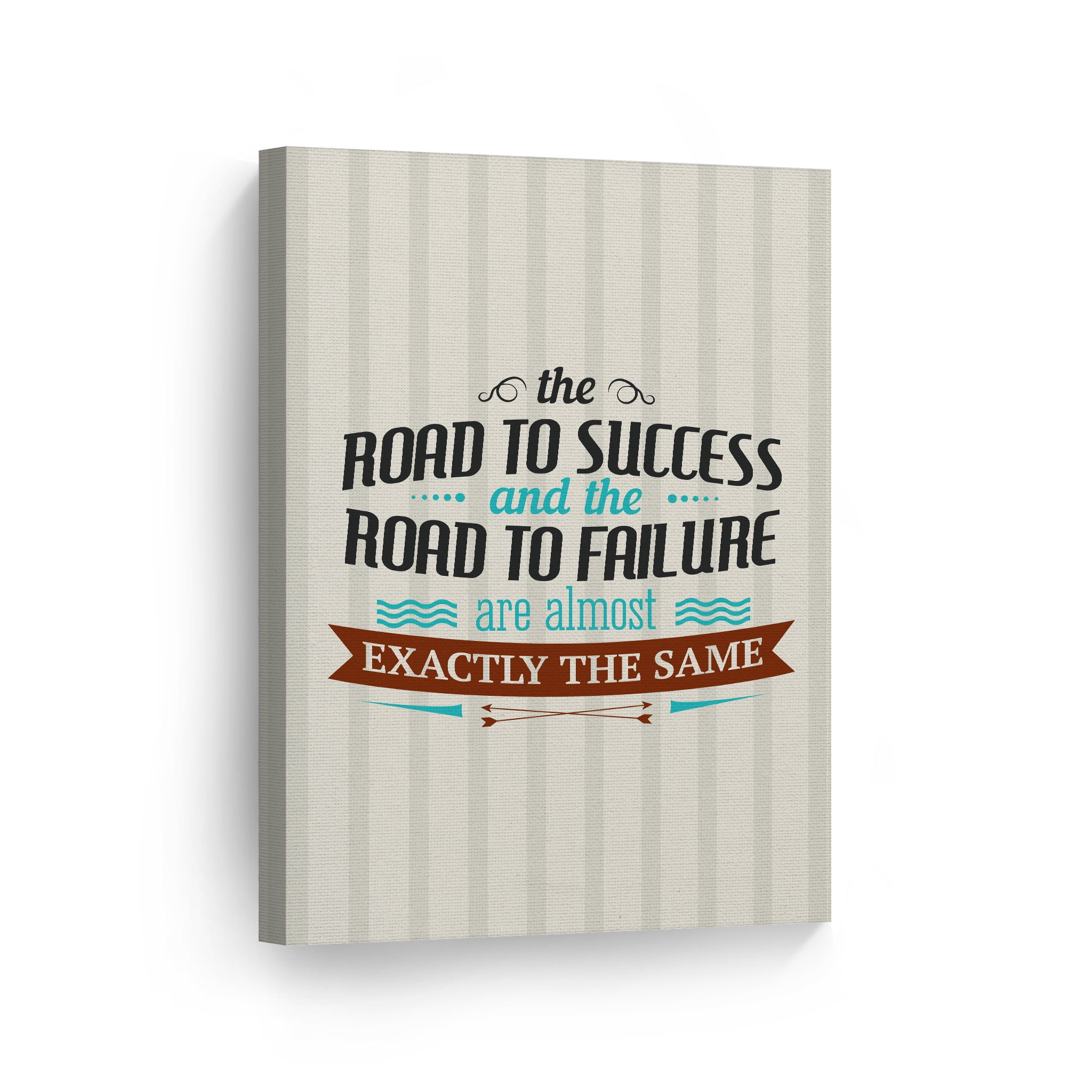 Smile Art Design The Road to Success and The Road to Failure Lettering ...
