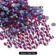 thumbnail image 3 of Uxcell 2880 Pcs Hotfix Rhinestones Flatback Crystal Glass Gems for DIY Decoration (SS10 2.9mm,Clear Rose Red Color), 3 of 5