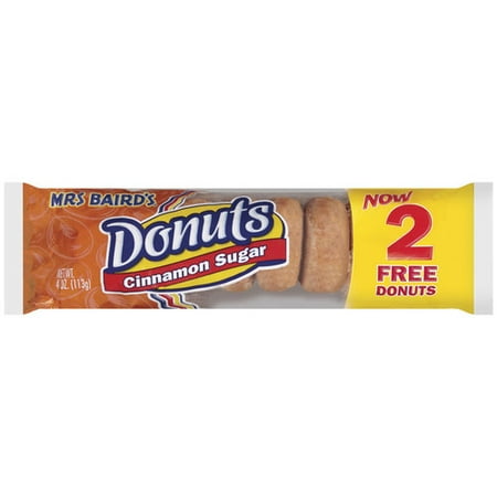 Mrs. Baird's Cinnamon Sugar Donuts, 4oz