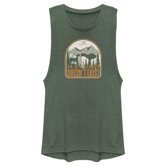 Junior's Mossy Oak An Off Season Doesn't Exist  Festival Muscle Graphic Tee Royal Pine X Large