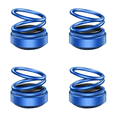 thumbnail image 1 of 4uds. Difusores de aromaterapia con energía solar, anillo doble portátil para automóvil (azul), 1 of 2