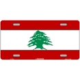 thumbnail image 1 of Lebanon Flag Metal Novelty License Plate LP-4075, 1 of 2