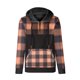 thumbnail image 4 of Pntutb - Sudadera de manga larga con estampado informal para mujer, cuello alto, con cordón, blusa con bolsillo Pntutb Pntutb-559, 4 of 5