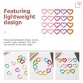 thumbnail image 3 of Heart Shaped Snap Hook for Diy Projects and Jewelry Making Zinc Alloy Assorted Color Connecting Items 20Pcs, 3 of 4