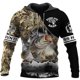 thumbnail image 3 of Nueva sudadera con capucha estampada en 3D con diseño de pesca de lucio en aguas profundas para hombres y mujeres, sudadera de moda de gran tamaño para entusiastas de la caza de peces, 3 of 5