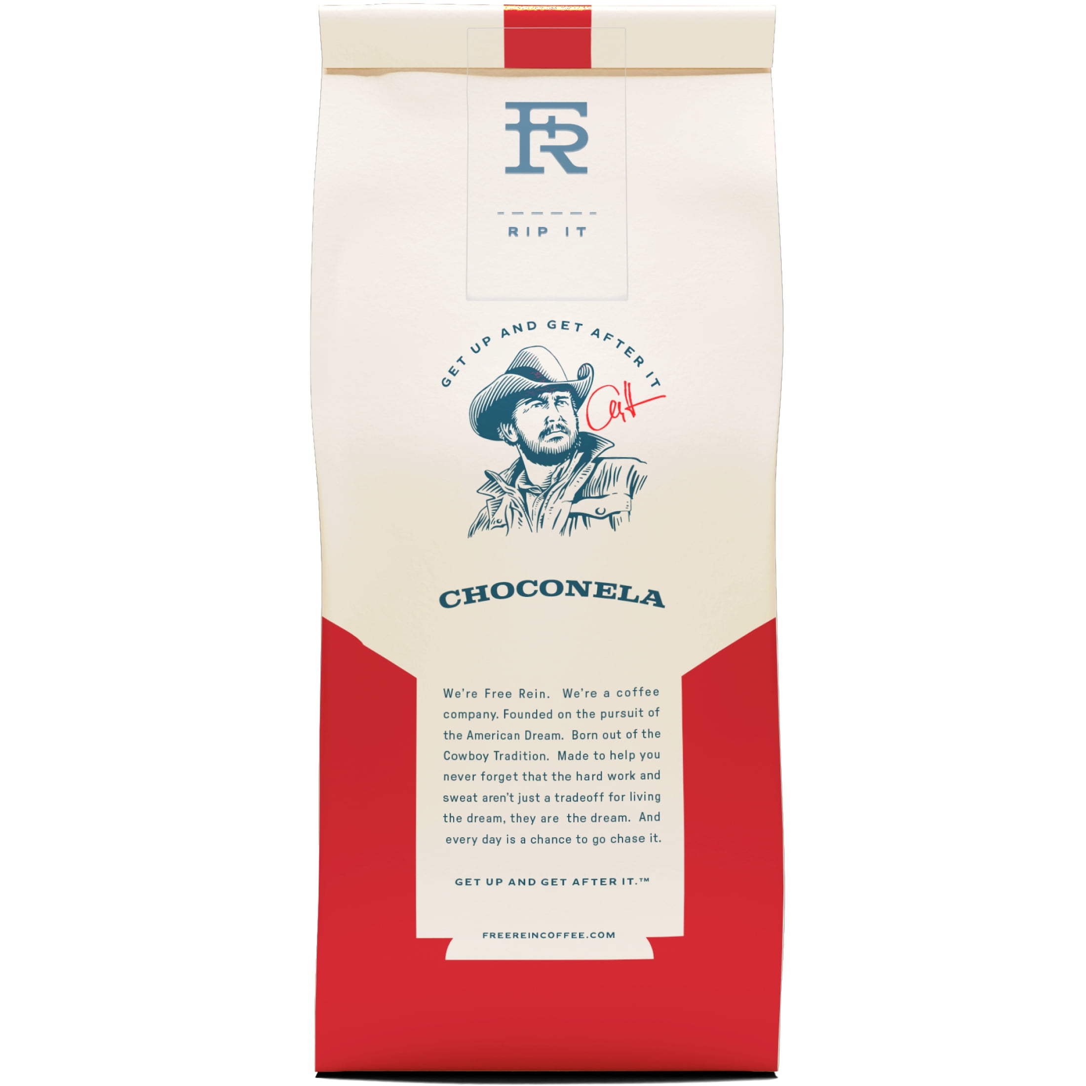 Free Rein Choconela Medium Roast 100% Arabica Ground Coffee 12oz Bag