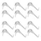 thumbnail image 3 of 12 ganchos metálicos para riel de cuadros, resistentes, para colgar cuadros y exhibir., 3 of 6