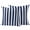 Navy Blue, variant on 2 Pack Outdoor Waterproof Throw Pillow Covers,Modern Minimalist Stripe Art Decorative Square Patio Pillowcases for Chair Couch Sofa 16x16in