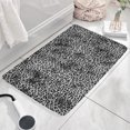 thumbnail image 3 of Black and Tan Leopard Print Flannel Non Slip Door Rugs,Washable Door Mats Indoor,Decorative Door Mats,Dirt-Resistant and Absorbent Doormat for Entrance,Bedroom,Kitchen,Bathroom,23.5x16in(60x40cm), 3 of 5