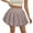 Purple, variant on yillto Women Mini Lantern Skirts Loose Elastic Waist Ruffle Short Skirt Cute Summer Bottoms Skater