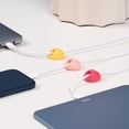 thumbnail image 7 of Wrap-It Storage Adhesive Cable Clips (42 Pack) - Cord Organizer for Desk Cable Management, Charger Cord Holder for Nightstand - Macaron, 7 of 7