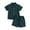 B, variant on Boys' Short Sleeve Cotton Linen Set, Button Down Lapel Collar Shirt and Matching Casual Shorts, Solid Color Two-Piece Outdoor Play Outfit for Toddlers and Kids, Breathable for Warm Weather - D