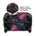 thumbnail image 4 of Lsque Realistic Flower Turtle Printed Luggage Cover, Travel Luggage Protector,Scratch and Dirt Resistant, Fits 18-32 Inch Luggage - X-Large, 4 of 9