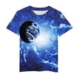 thumbnail image 5 of Tfken Soft Tops For Boys Comfy Travel Daily Wear Comfortable Short Sleeve T-Shirts Summer Print Graphic Tees Casual Tshirts Child Classic Clothes Size 1-2 Years, 5 of 5