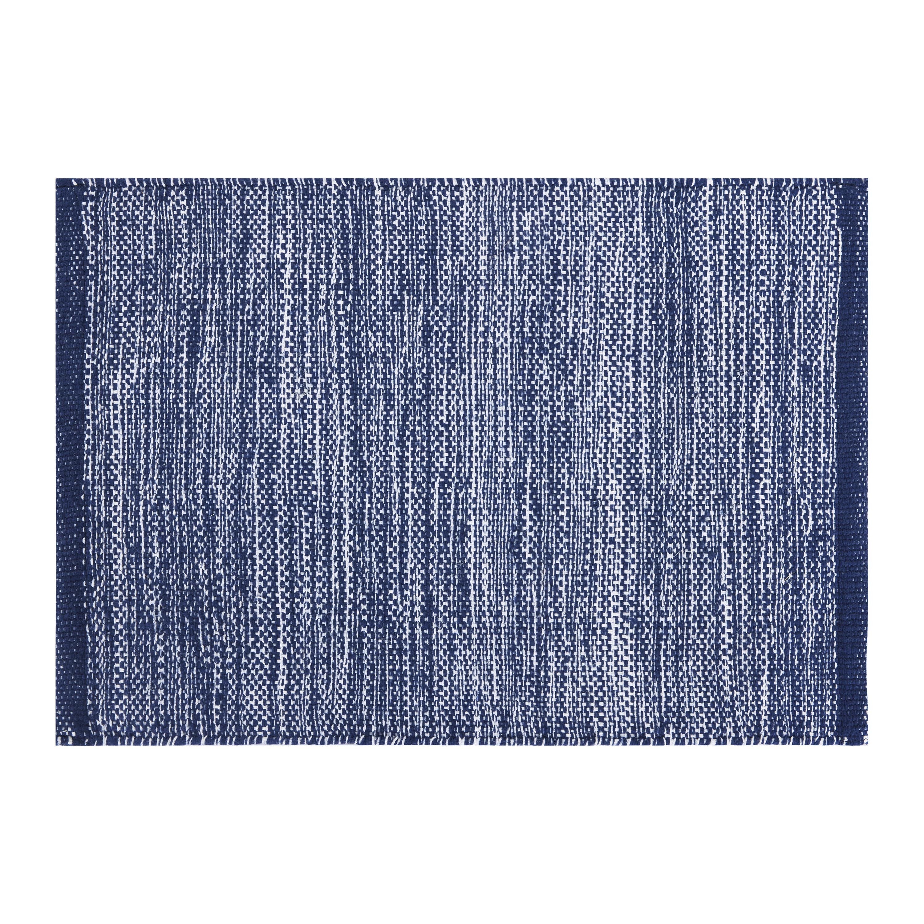 (2 pack) Better Homes & Gardens Navy Space Dye Placemat - 14"x 20", 100% Cotton