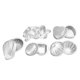 thumbnail image 2 of Moldes para bombas de baño, moldes de aleación de aluminio hechos a mano para hacer bombas de baño, herramientas para hacer pasteles, confiables y duraderas, 2 of 7