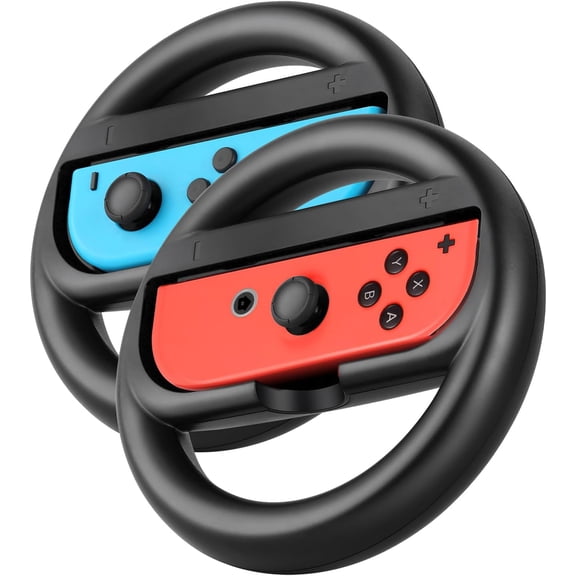 Nintendo Switch Racing Wheel, 2-Pack Compatible with Joy-Con, Mario ...
