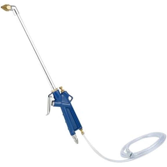 Air Engine Cleaning Spray Gun with 4Ft Hose- High Pressure Pneumatic Cleaning Sprayer Auto Water Cleaner Nozzle Hose Wash Spray Tool- Air Blow Gun Car Engine Dust Cleaner Tools (Bend Head)