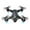 black, variant on YUNAFFT Mini Drone - Drones for Kids Adults, 1080P HD Foldable Drone with Stable Hover, Auto-Follow, Trajectory Flight, Gravity Control, 90° Adjustable Lens