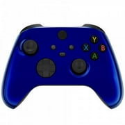 "Chrome Blue" Xbox One X UN-MODDED Custom Controller Unique Design (with 3.5 jack)
