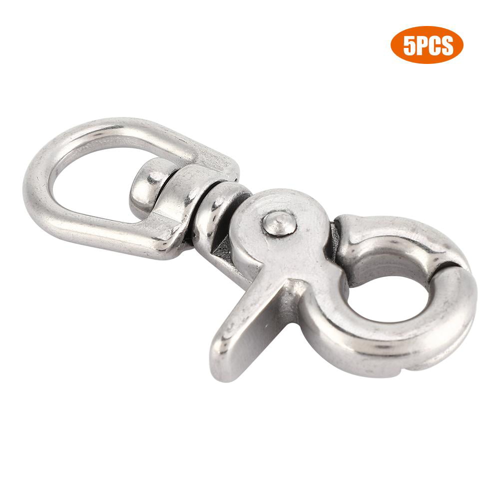 Durable Stainless Steel Trigger Swivel Snap Hook Clasp Houseboat Accessories ! 