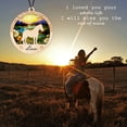 thumbnail image 2 of Adorno conmemorativo con forma de caballo vinatimes, madera acrílica de 3.5 pulgadas, 2 of 7