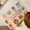 thumbnail image 2 of Jindong Children's Personalized Name Puzzle Wooden Educational Toy Birthday Gift, 2 of 5