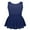 A Navy Blue, variant on iiniim Kids Big Girls Sparkly Rhinestones Ballet Dance Gymnastic Leotard Tutu Dress Figure Ice Skating Active Dress