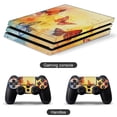 thumbnail image 2 of Decal Skin for PS4 Slim / PS4 Pro / PS4, Whole Body Vinyl Sticker Cover for Playstation 4 Console and Controller (butterfly flying watercolor), 2 of 5