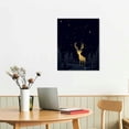 thumbnail image 2 of Nawypu Christmas Wall Art Picture Painting on Canvas, Framed Wall Decoration Picture Artwork for Living Bed Decor, Christmas Stars Snowflakes, 2 of 4