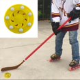 thumbnail image 3 of Premium Street Replacement, Roller Hockey Puck for better, Passing, Stick handling, Quad Hockey Training, 3 of 9