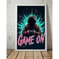 thumbnail image 7 of FlexiPrints - 12x16 Inches “GAME ON” Wall Art – Minimalist Typography Print - Modern Home & Office Decor - Unframed Poster, 7 of 7