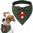 thumbnail image 1 of Traje formal navideño FUAMEY de esmoquin para perro con pajarita L, 1 of 5