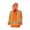 Orange, variant on Pioneer Hi Vis Waterproof FR Rain Jacket - Lightweight Oil & Chemical Resistant Safety Coat for Work - Black