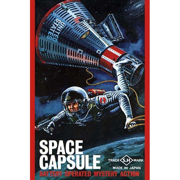 Space Capsule-Fine Art Canvas Print (20" x 30")