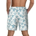 thumbnail image 4 of Balery Hand Drawn Turtle Mens Swim Trunks Swim Shorts for Men Quick Dry Inseam Beach Shorts with Compression Liner Pocket-X-Large, 4 of 9
