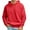 Red, variant on Hpapadks Hoodie for Men Solid Hoodies Pullover Minimalist Style Basic Long Sleeve Drawstring Hooded Men's Sweatshirts