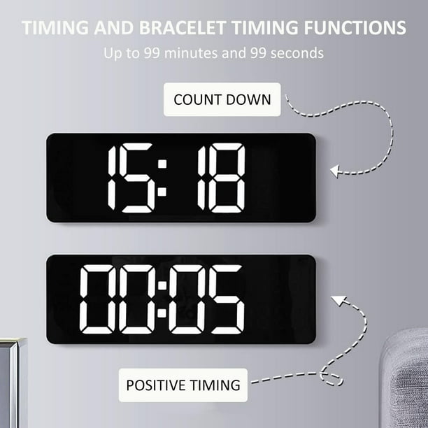 Reloj de ped LED digital electrico de 15