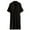 Black, variant on JGTDBPO Robes For Men Soft Nightgown Bathrobe Luxury Cloth Household Sashes Pokets Loungewear Clothes Bathrobe Long Cardigan Bathrobe Men'S Home Clothes Short Sleeve