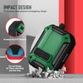 thumbnail image 5 of Airpod Pro Case Cover with Secure Lock Clip, Military Armor Series Full-Body Rugged Hard Shell for Men Women with Keychain Carabiner,Shockproof Protective Case for AirPod Pro,Green, 5 of 5