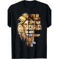 thumbnail image 1 of Christian I Can Do All Things Through Christ Lion Faith T-Shirt, 1 of 6