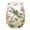 C, variant on A Stemless Wine Glass With Gold Rim Turtle Floral Printed Design