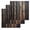 Brown, variant on Black Brown Plank Kitchen Dish Towels for Drying Dishes Set of 3, Vintage Chic Wooden Grain Waffle Weave Microfiber Hand Tea Bathroom Towels Quick Dry & Absorbent Towel 12x12