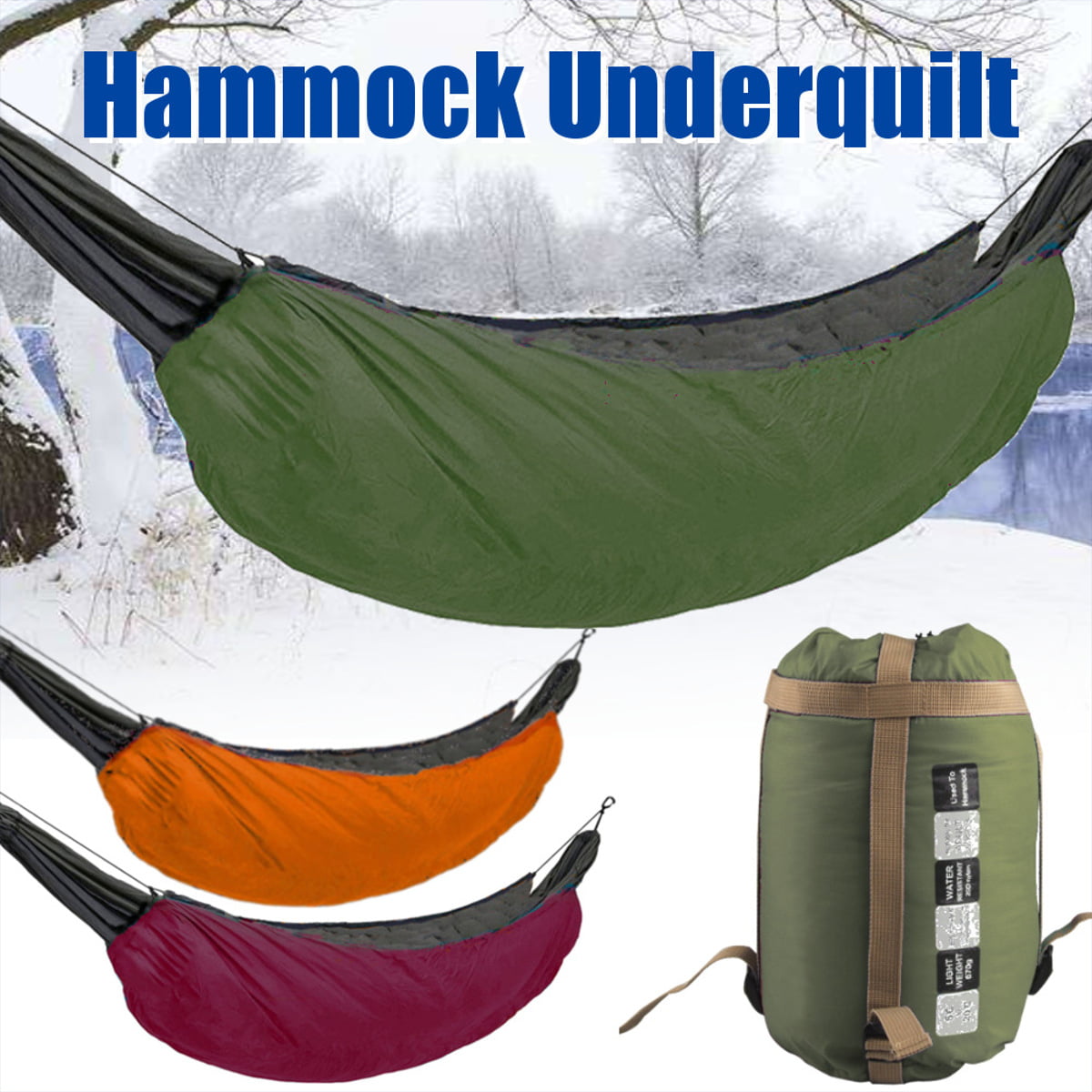 Multifunction Sleeping Bag Hammock Underquilt 230cm For Camping M2C1