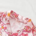 thumbnail image 5 of Vividxx Toddler Girl Clothes Easter Cute Print Girls Two Piece Short Sleeved Lapel Homewear Loungewear For Toddlers And Kids Fashion Clothing Festival, 5 of 9