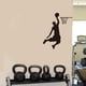 thumbnail image 4 of Monstrate Adhesivo de pared jugador de baloncesto papel pintado ligero cómodo moderno hogar accesorio arte dormitorio gimnasio sofá Decoración del hogar Monstrate HA078039-00, 4 of 6