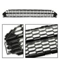 thumbnail image 4 of PIT66 Front Bumper Radiator Lower Grille Grill and Fog Light Cover Chrome w/o Hole Fit for Volkswagen Passat 2012-2015 561853665E 561853666C 561853677 Black, 4 of 9