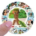 thumbnail image 2 of 104 Pcs Moana Stickers for Laptop Water Bottle Bumper Luggage Computer Skateboard Snowboard, Cartoon Aesthetic Vinyl Waterproof Stickers Pack for Kids Girls Teens Boys Women Men, 2 of 5