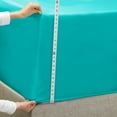 thumbnail image 2 of Empyrean Bedding 3 Piece Sheet Set - Premium 18” - 21” Extra Deep Pocket Fitted Sheet with 2 Pillowcases – Twin XL, Teal, 2 of 5