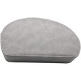 thumbnail image 3 of Organisateur de Télécommande avec Fond en Métal Stable pour Table Ou Bureau, Rangement en Cuir pour Télécommande TV avec 5 Compartiments Spacieux (Gris avec Fond en Métal), 3 of 7